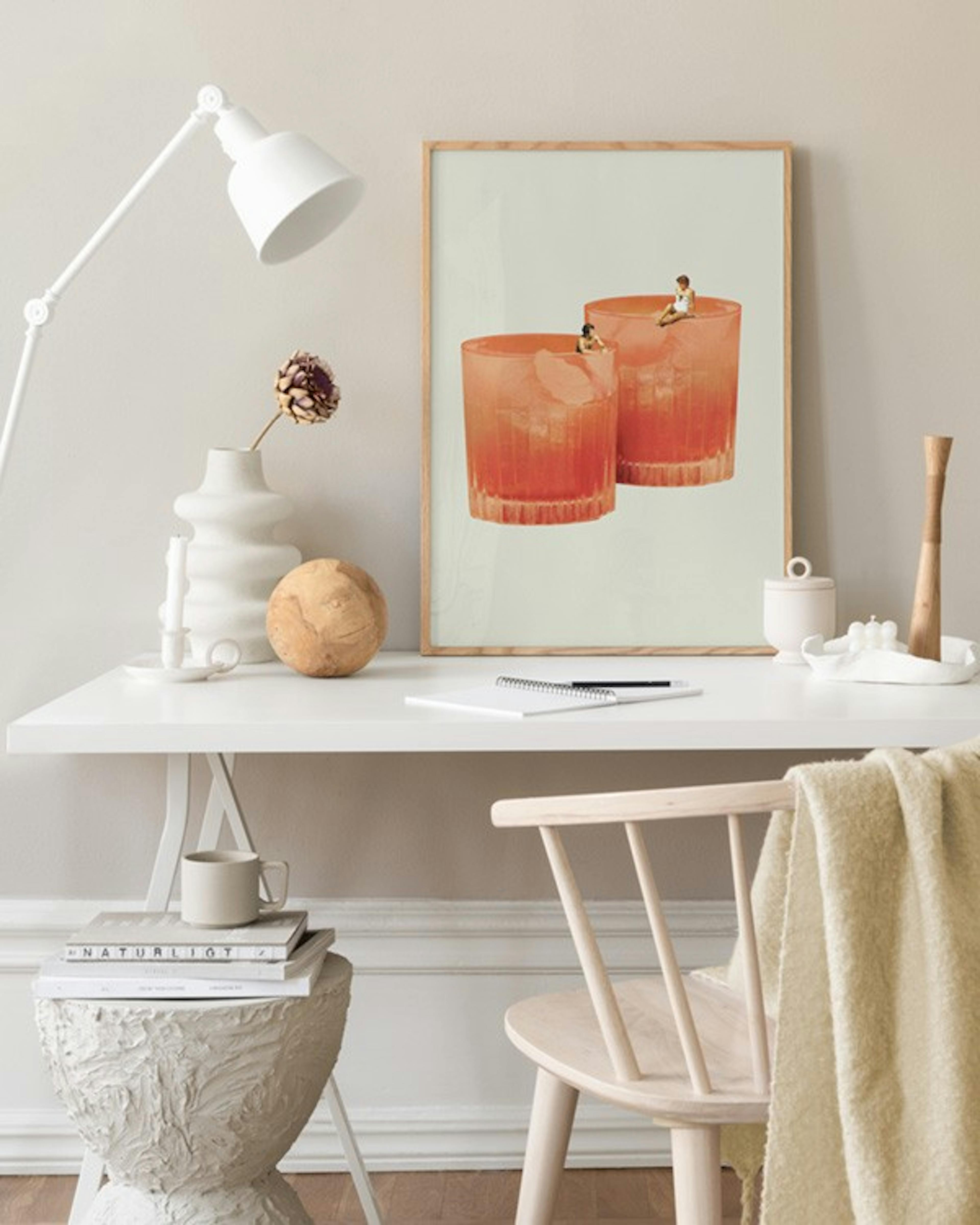 Maarten Leon - Holiday in a Glass No2 Print