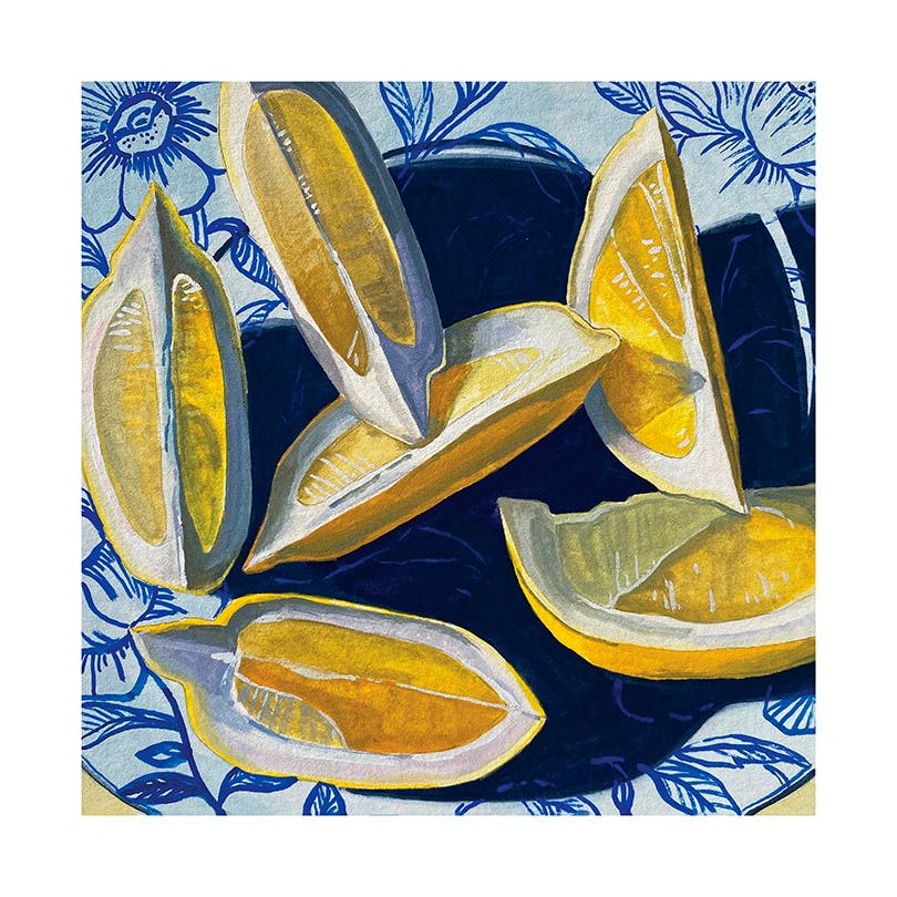 Kate Birch - Lemons Plakat (50x50 cm)