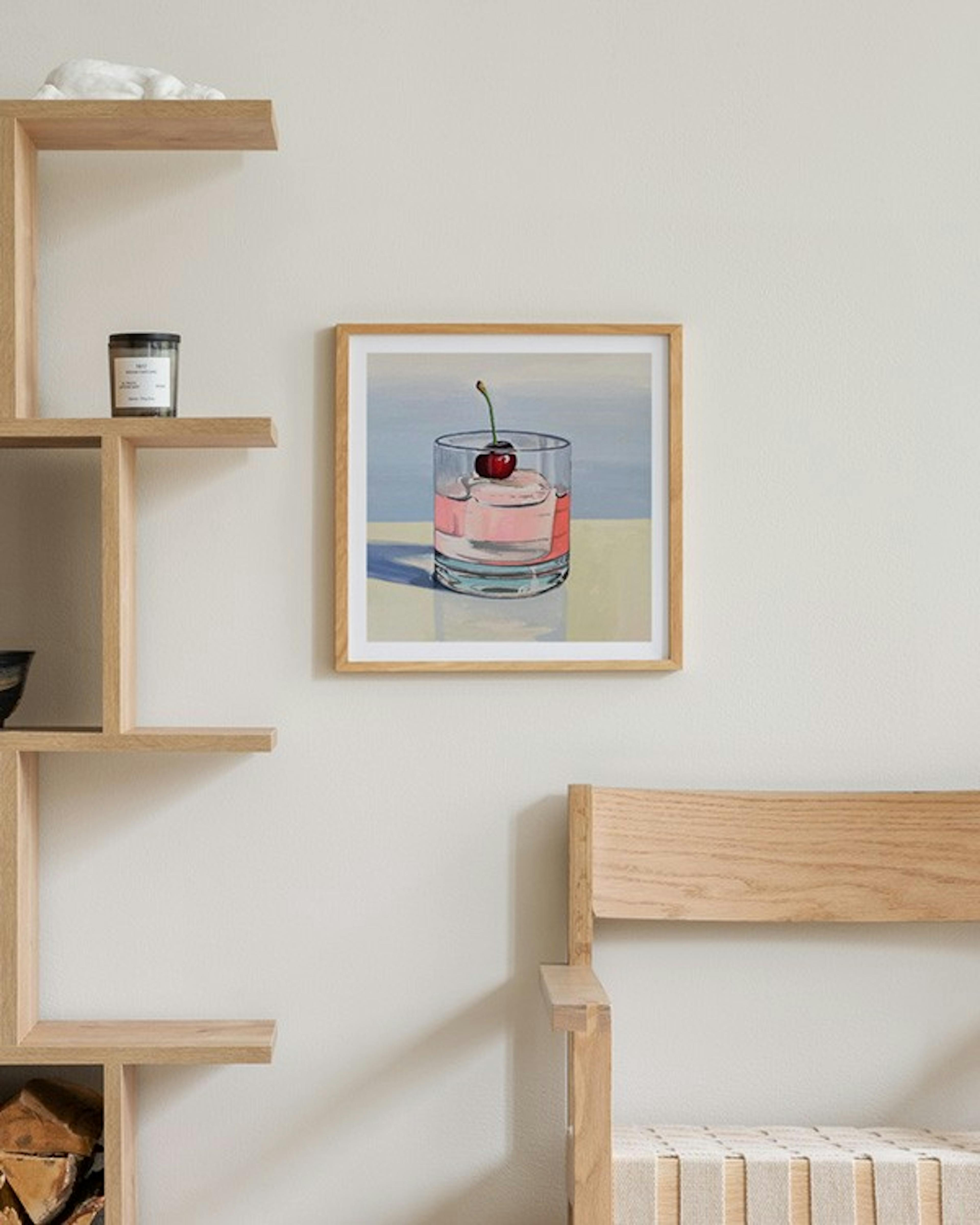 Kate Birch - Cocktail with Cherry Poster