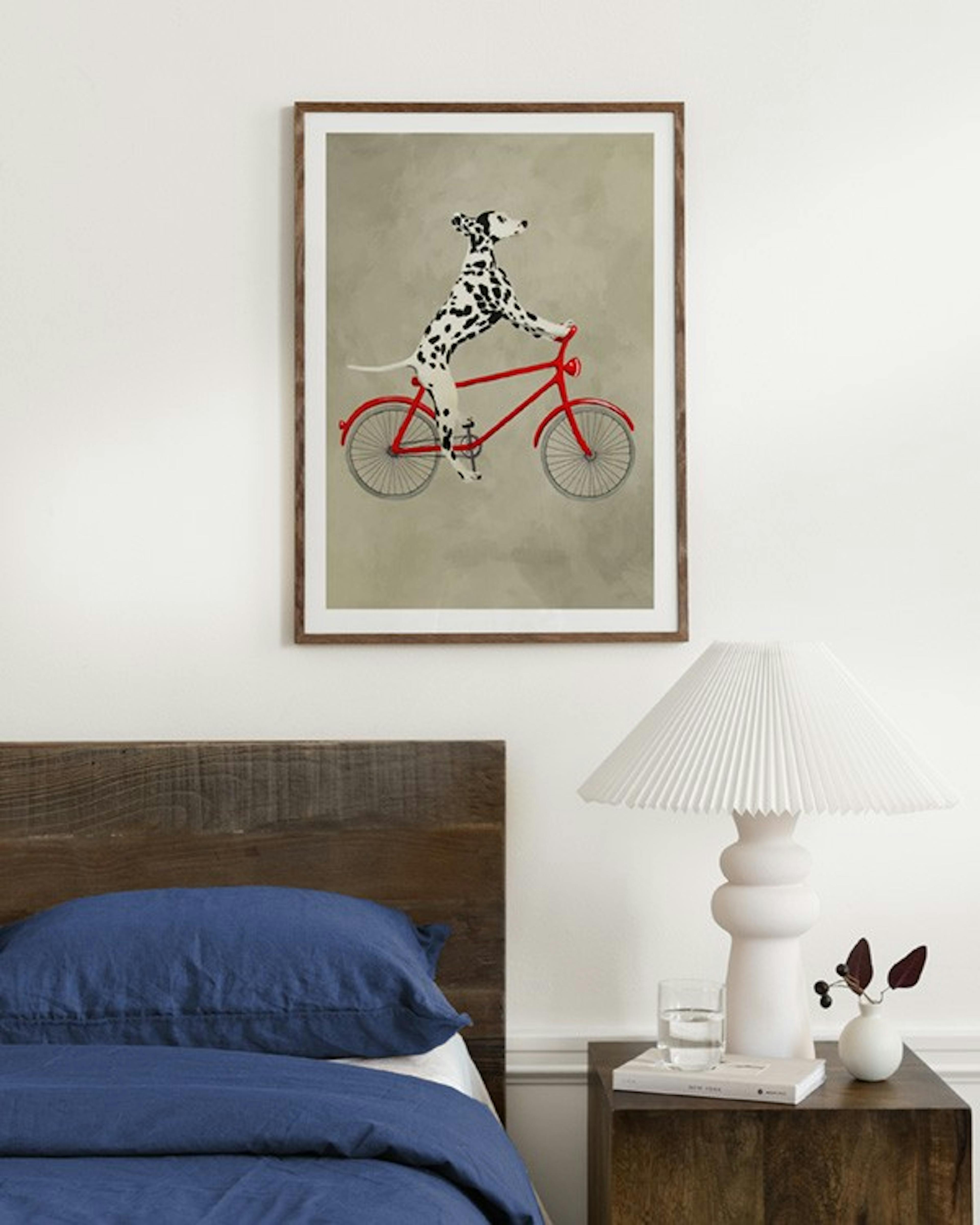 Coco De Paris - Dalmatian on Bicycle Print