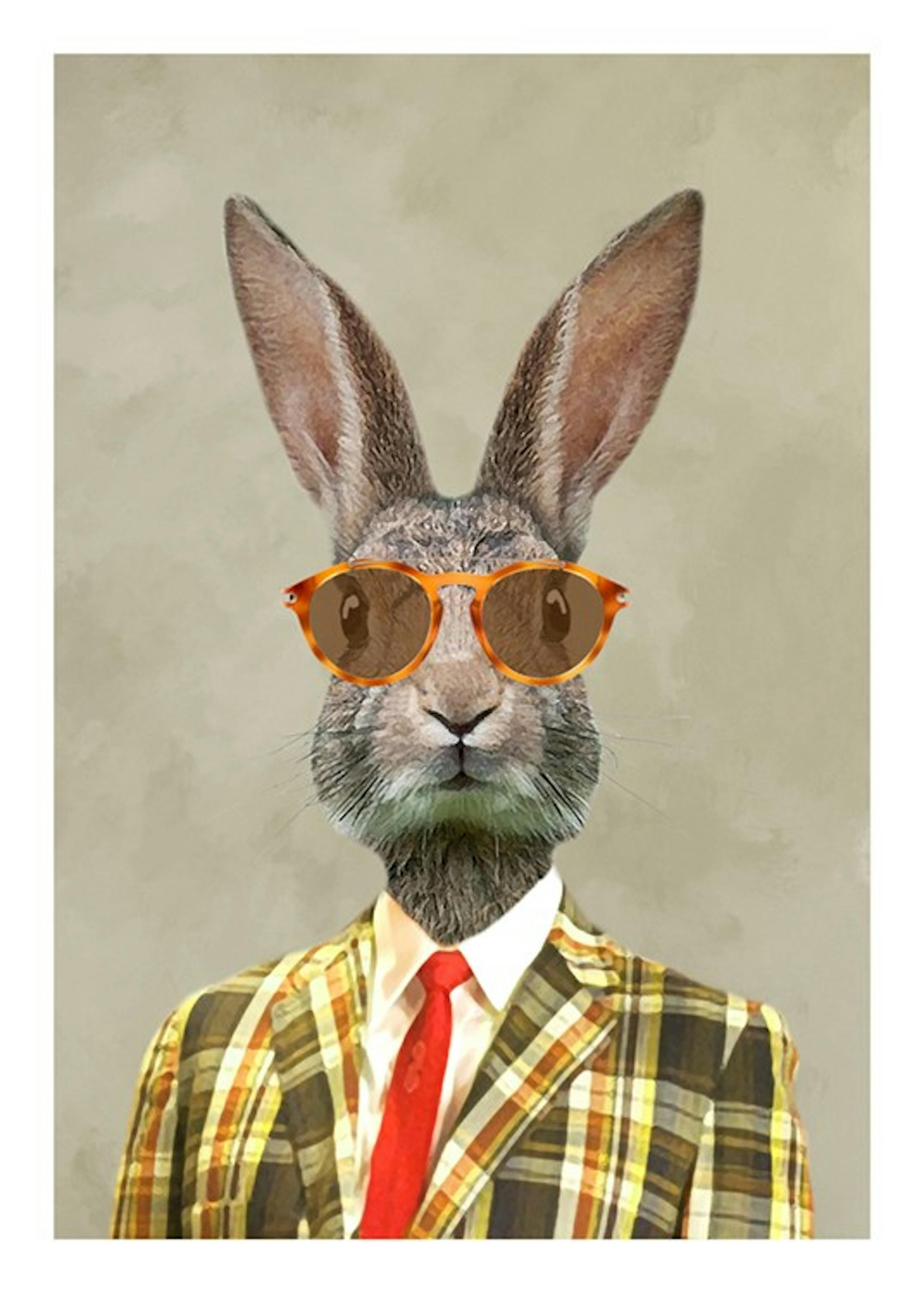 Coco De Paris - Rabbit Vintage Man Print 0