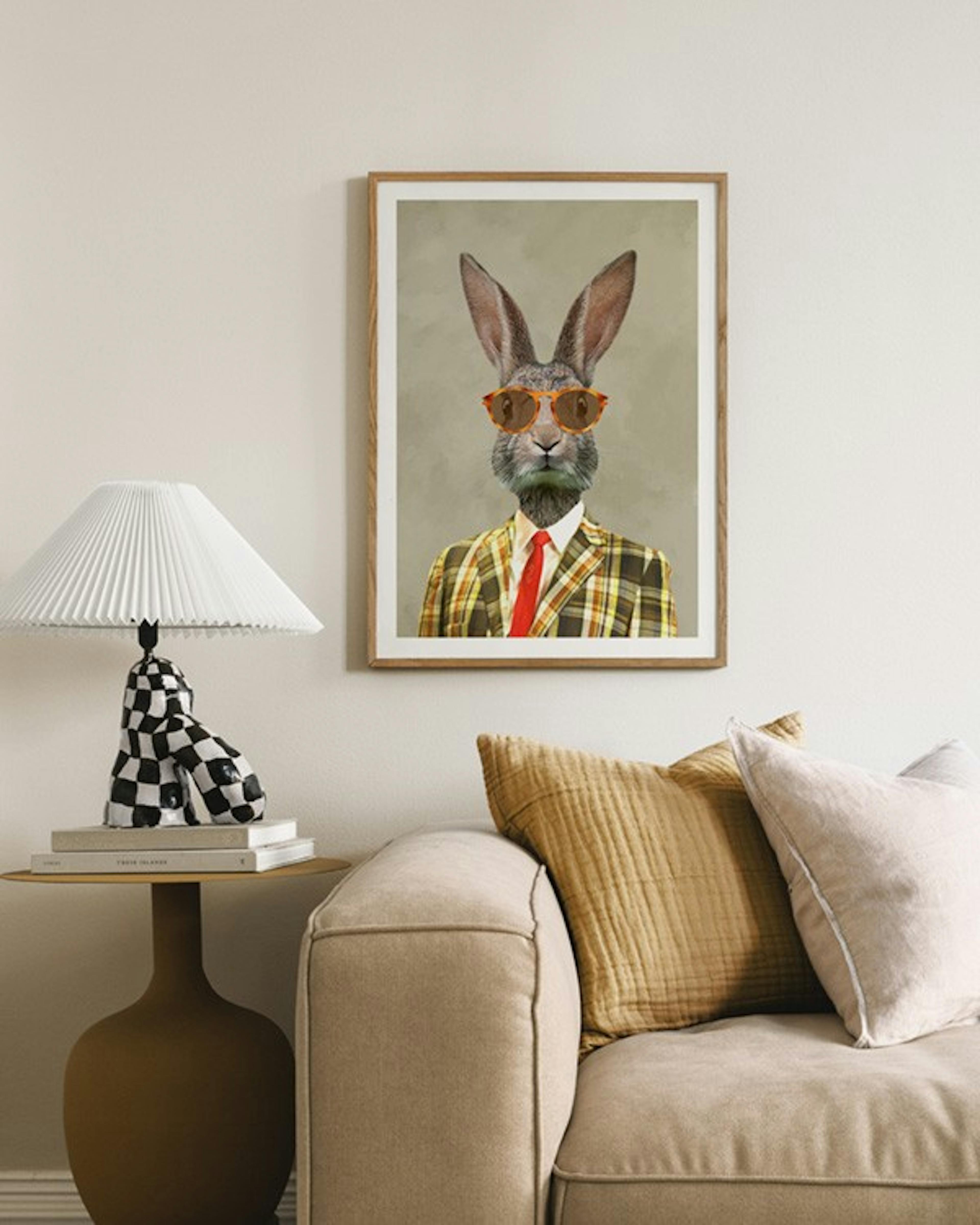 Coco De Paris - Rabbit Vintage Man Poster