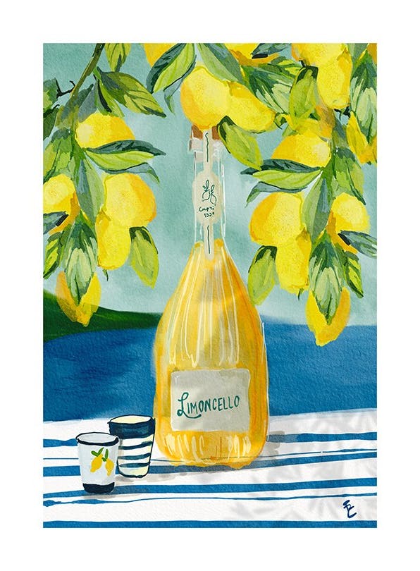 Ekaterina Zagorska - Itâs Always Limoncello Time Poster (30x40 cm)