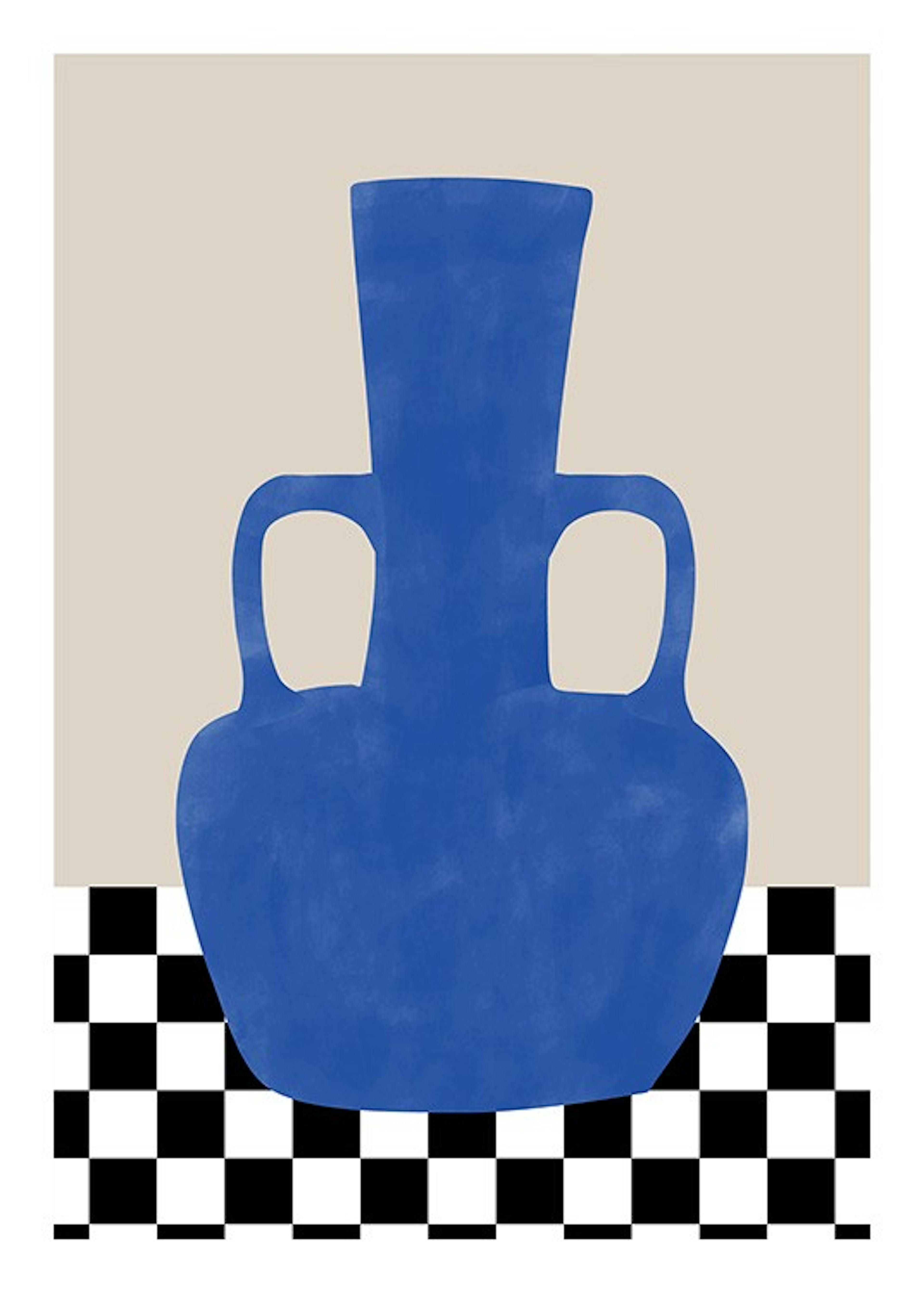 The Print Republic - Blue Still Life Poster No2 Poster 0