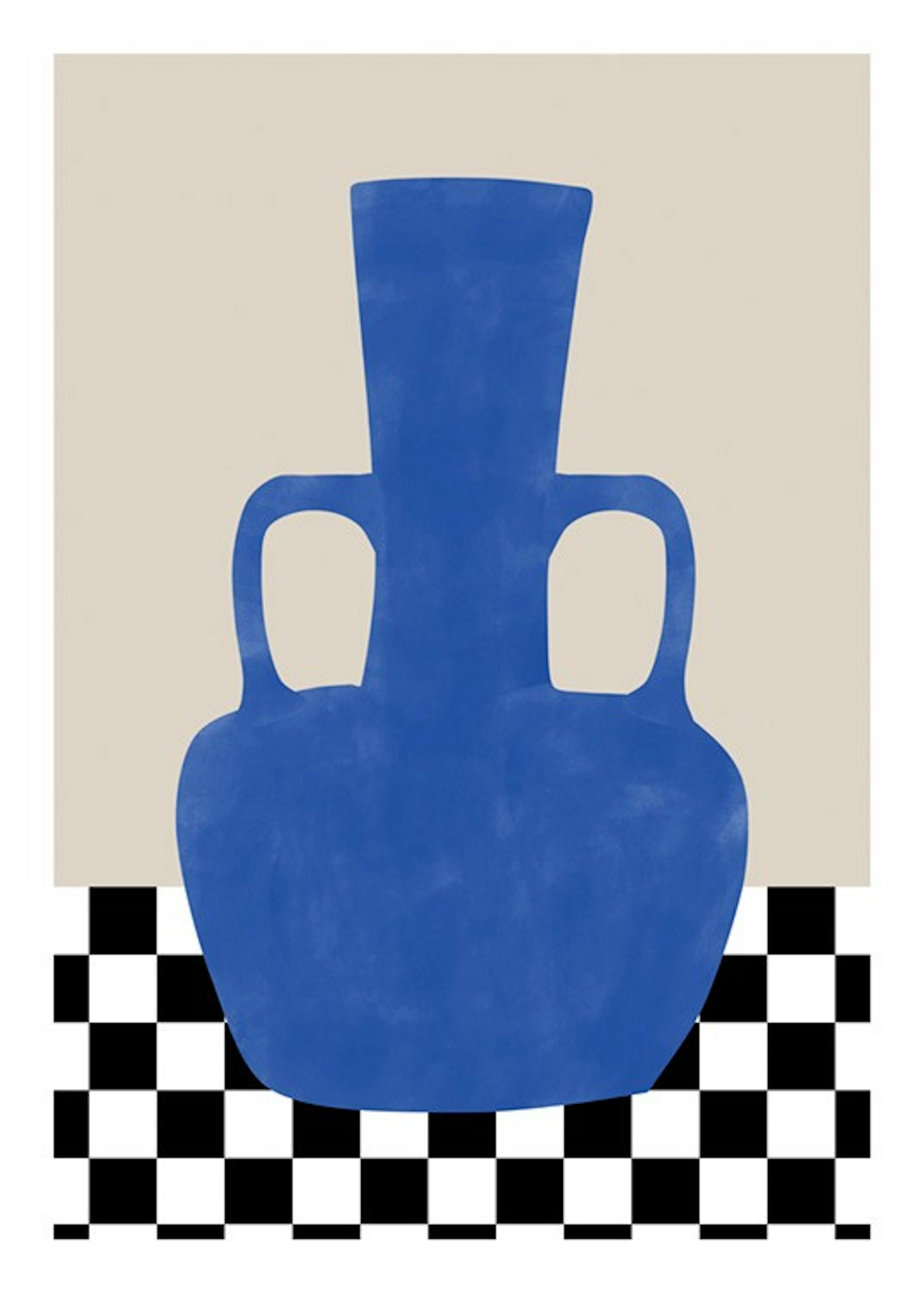 The Print Republic - Blue Still Life Poster No2 Poster 0