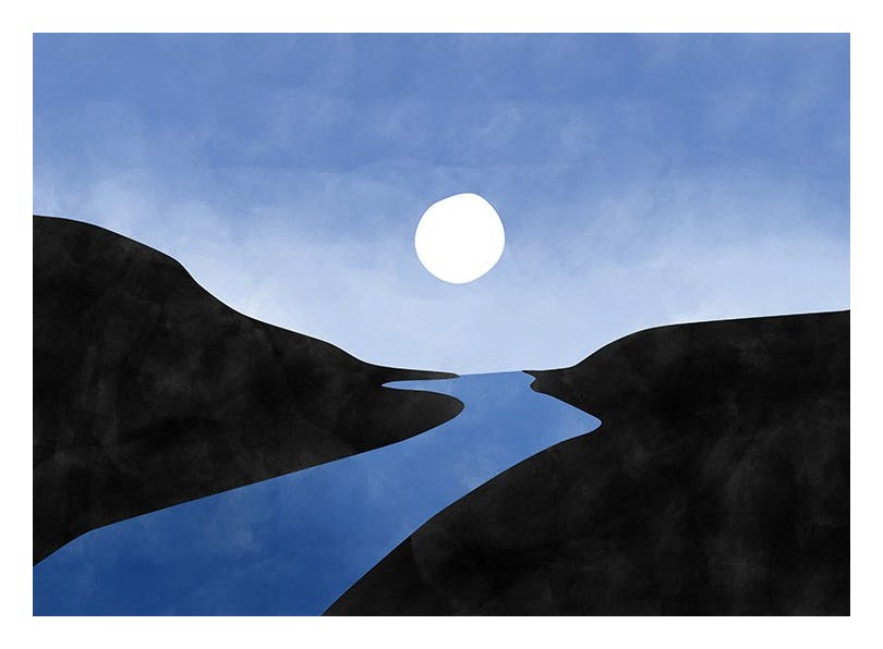 The Print Republic - Summer Night Print (30x40 cm)