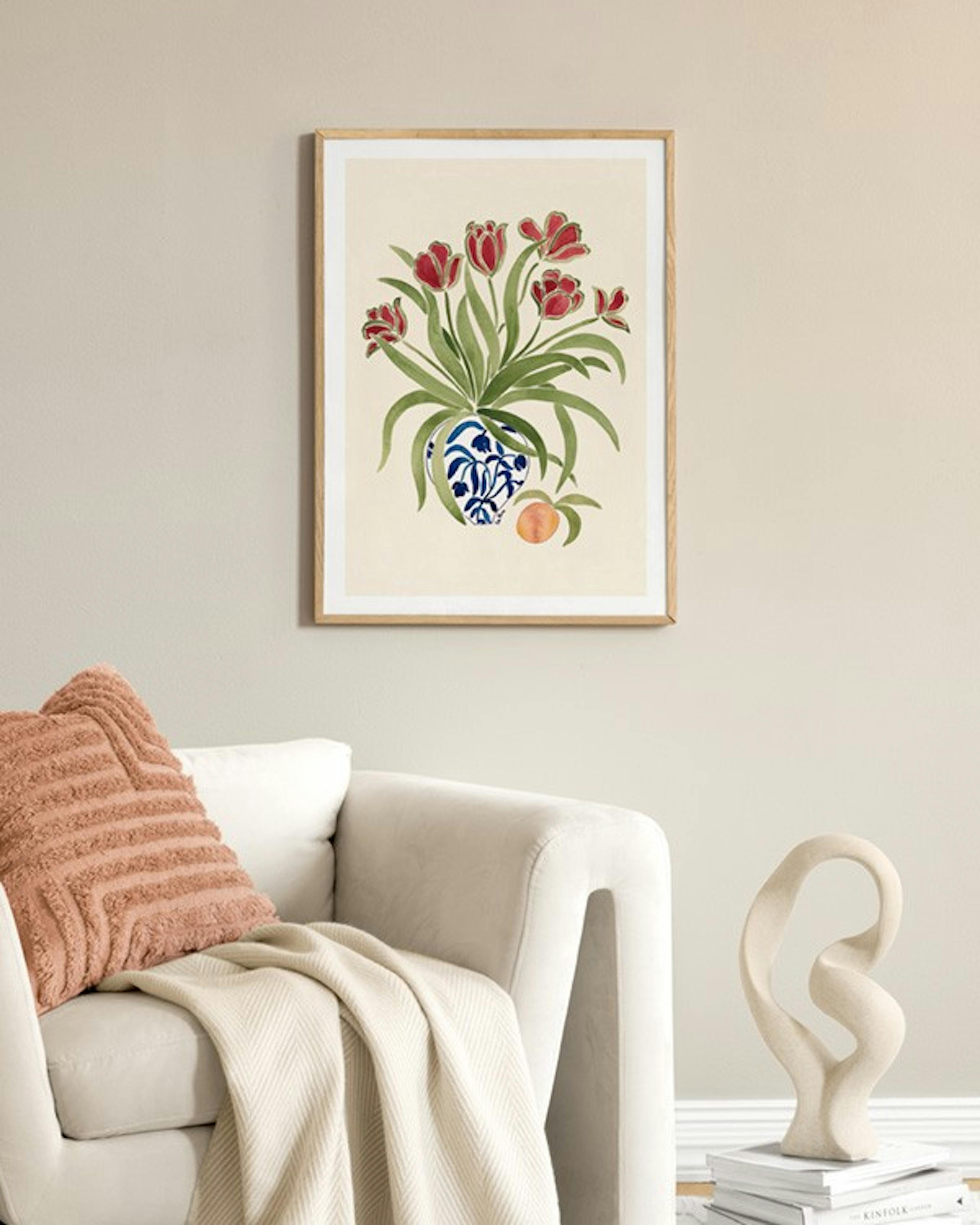 La Poire - Red Tulips Poster