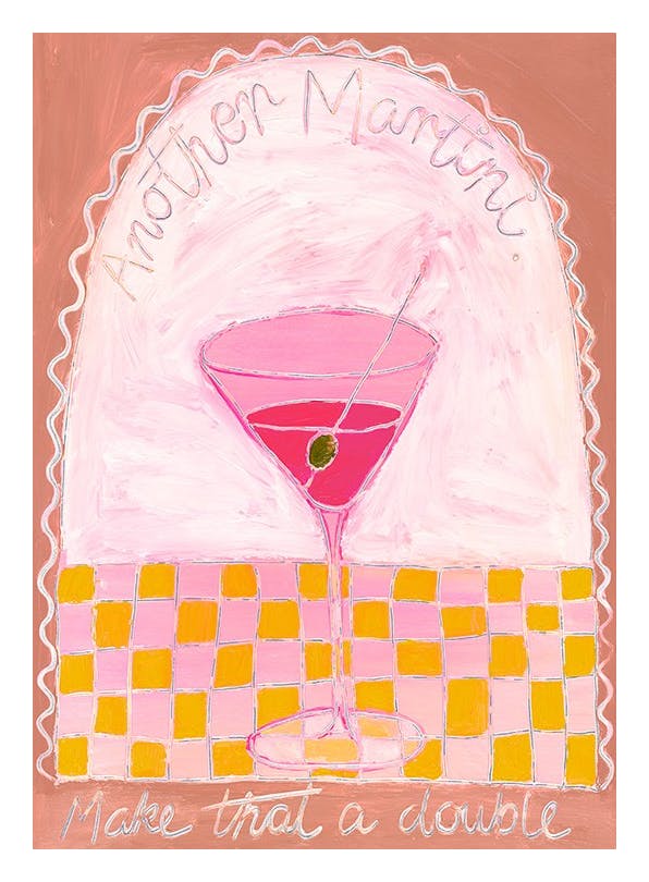 Britty Flynn - Another Martini Print (30x40 cm)