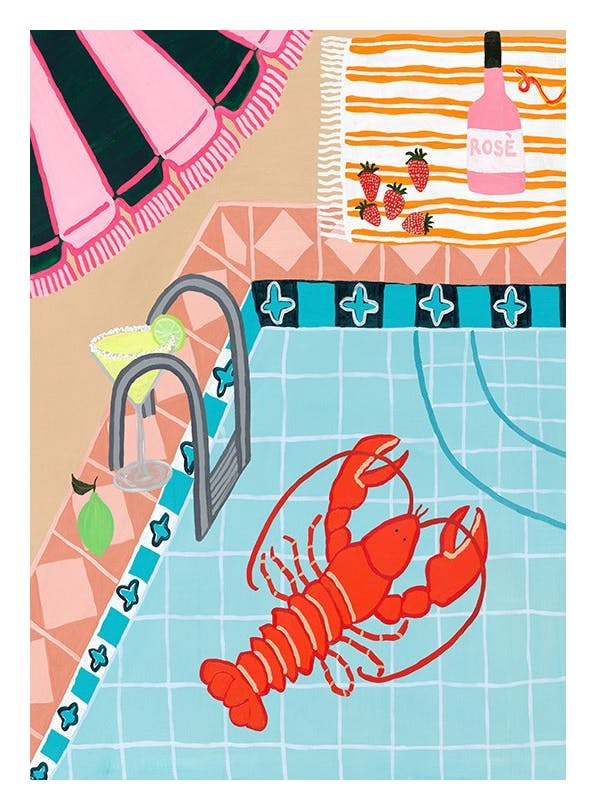 Britty Flynn - Palm Springs No1 Print (50x70 cm)