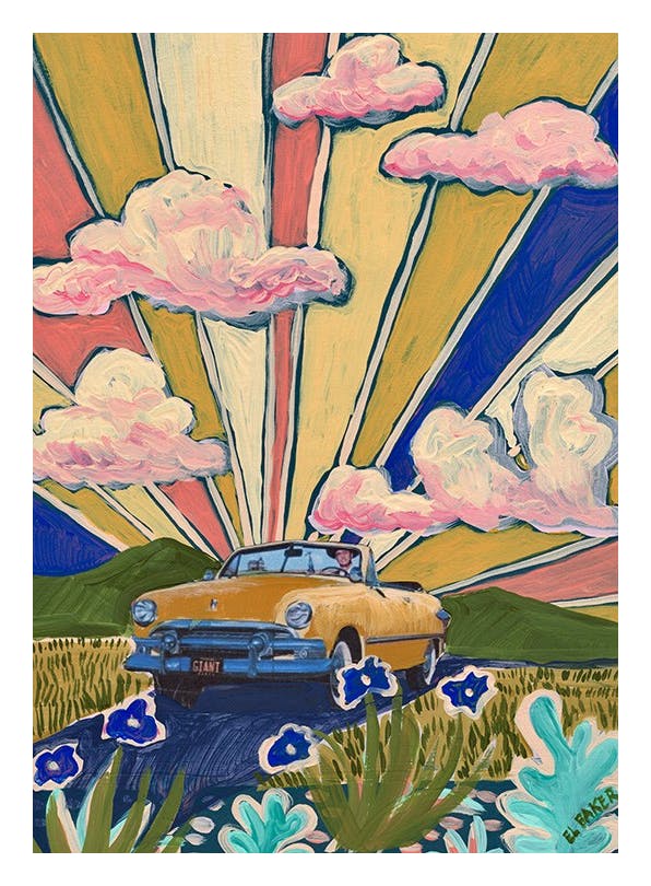 Eleanor Baker - Sunrise Ride Print (50x70 cm)