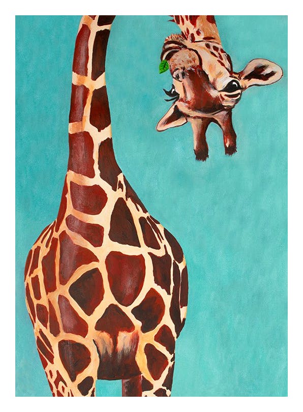 Coco de Paris - Upside Down Giraffe Print (30x40 cm)