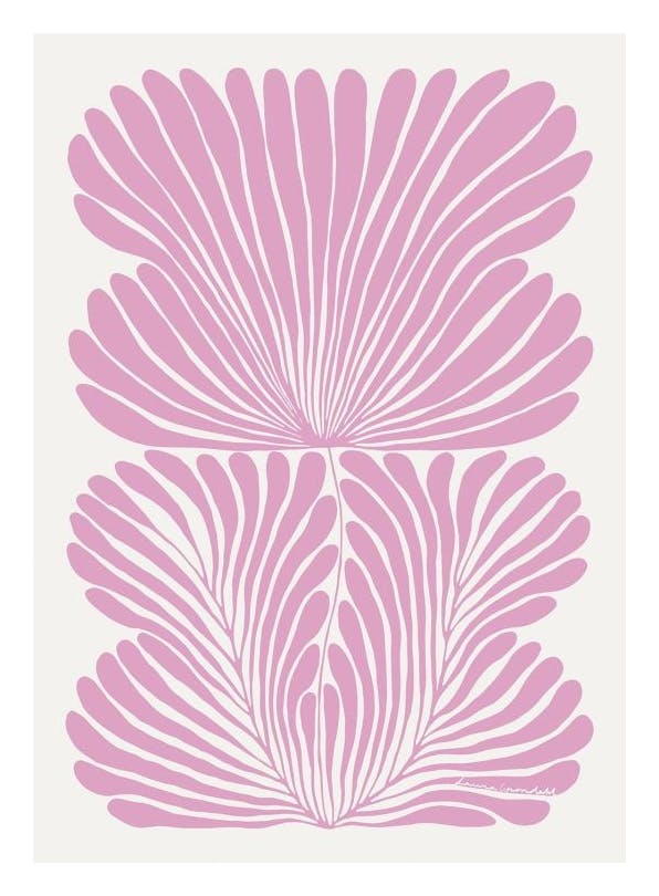 Laura Gröndahl - Pink Flower Affiche (50x70 cm) - Laura Gröndahl
