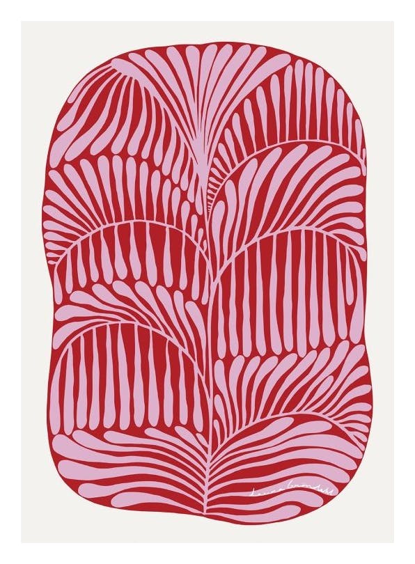 Laura Gröndahl - Pink Plant Affiche (50x70 cm) - Laura Gröndahl
