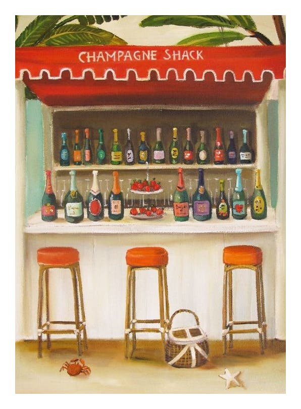Janet Hill - Champagne Shack Print (50x70 cm)