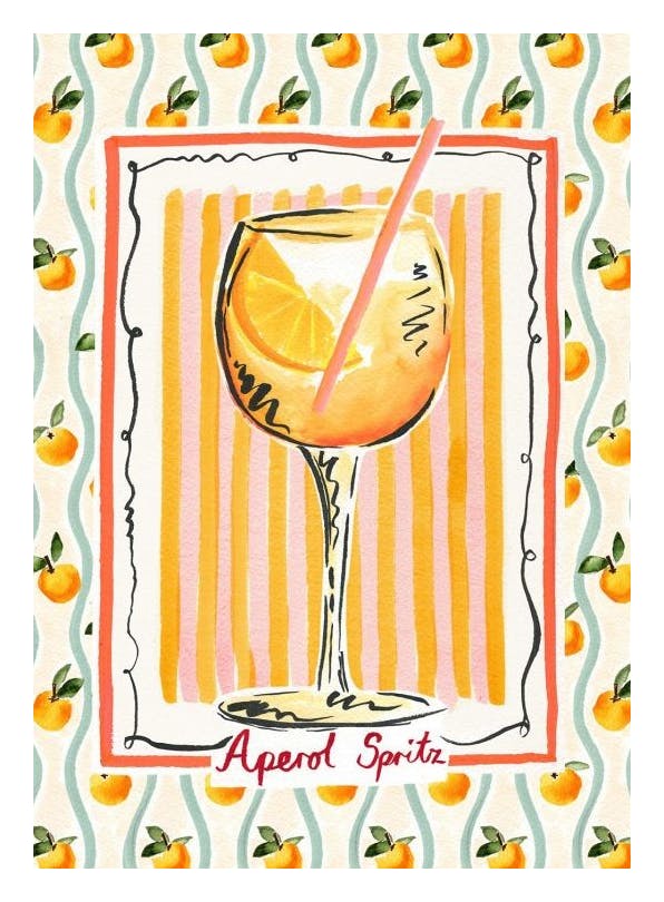 Emily Daborn - Aperol Spritz Affiche (50x70 cm) - Emily Daborn