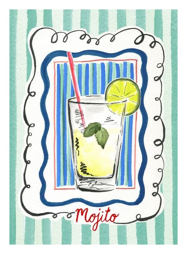 Emily Daborn - Mojito Affiche (21x30 cm) - Emily Daborn