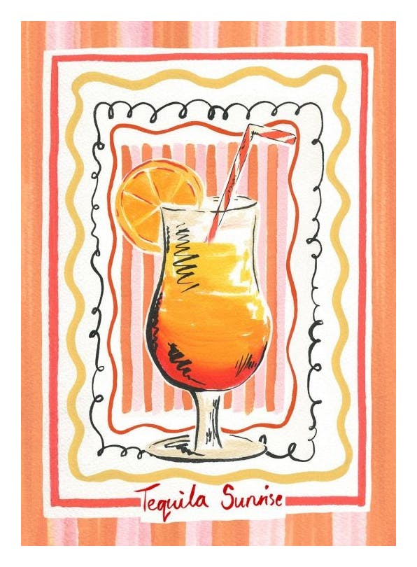 Emily Daborn - Tequila Sunrise Affiche (50x70 cm) - Emily Daborn