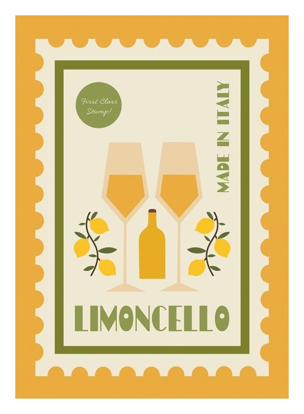 We Made Something Nice - Limoncello Plakat (21x30 cm)- We Made Something Nice