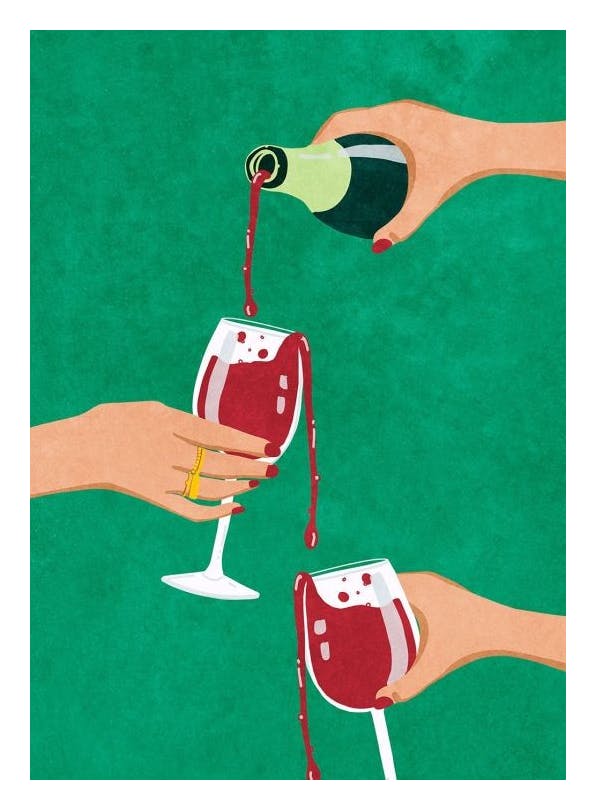 Raissa Oltmanns - Cheers Poster (30x40 cm)- Raissa Oltmanns