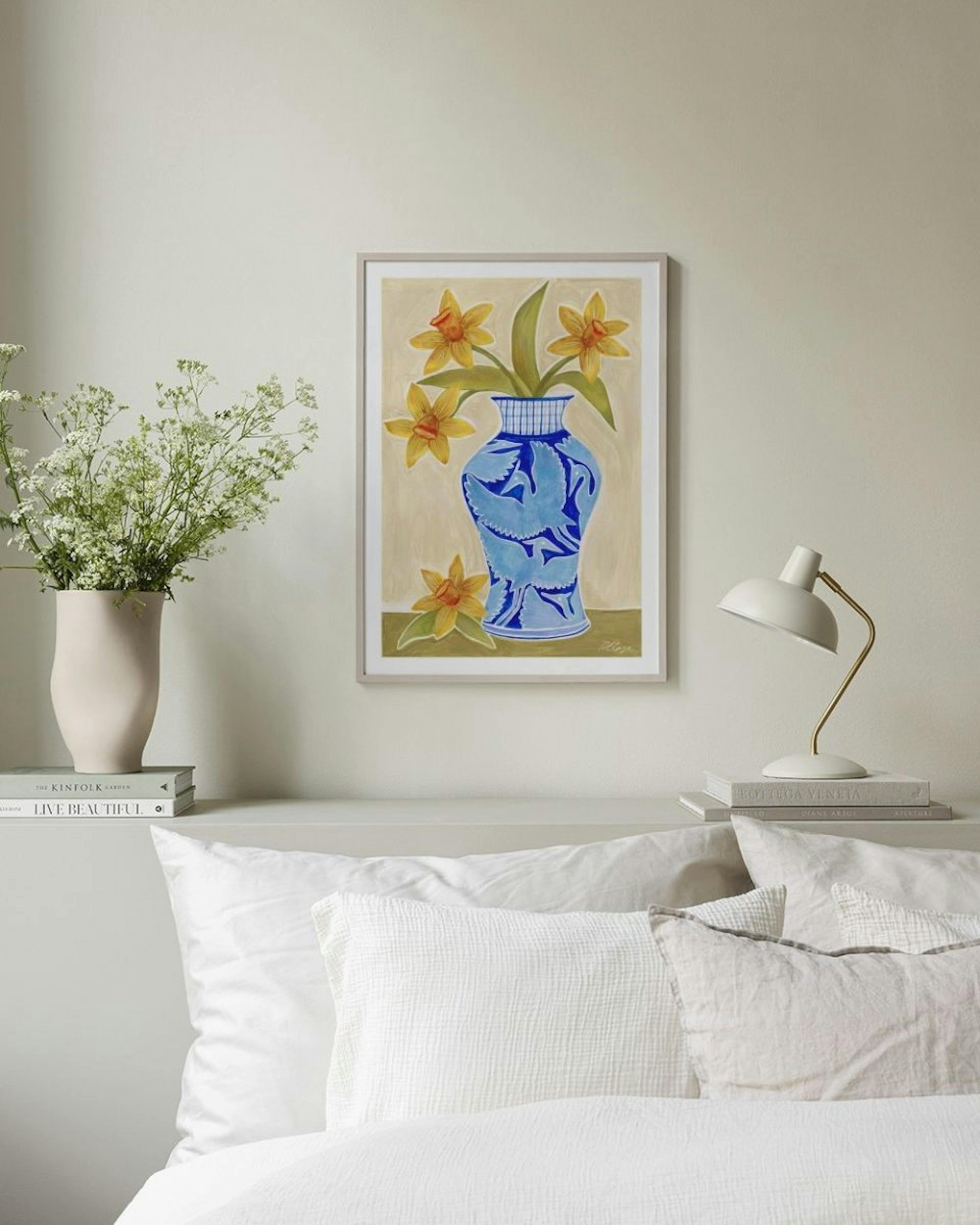 Rosanna Corfe - Daffodil Vase Plakát