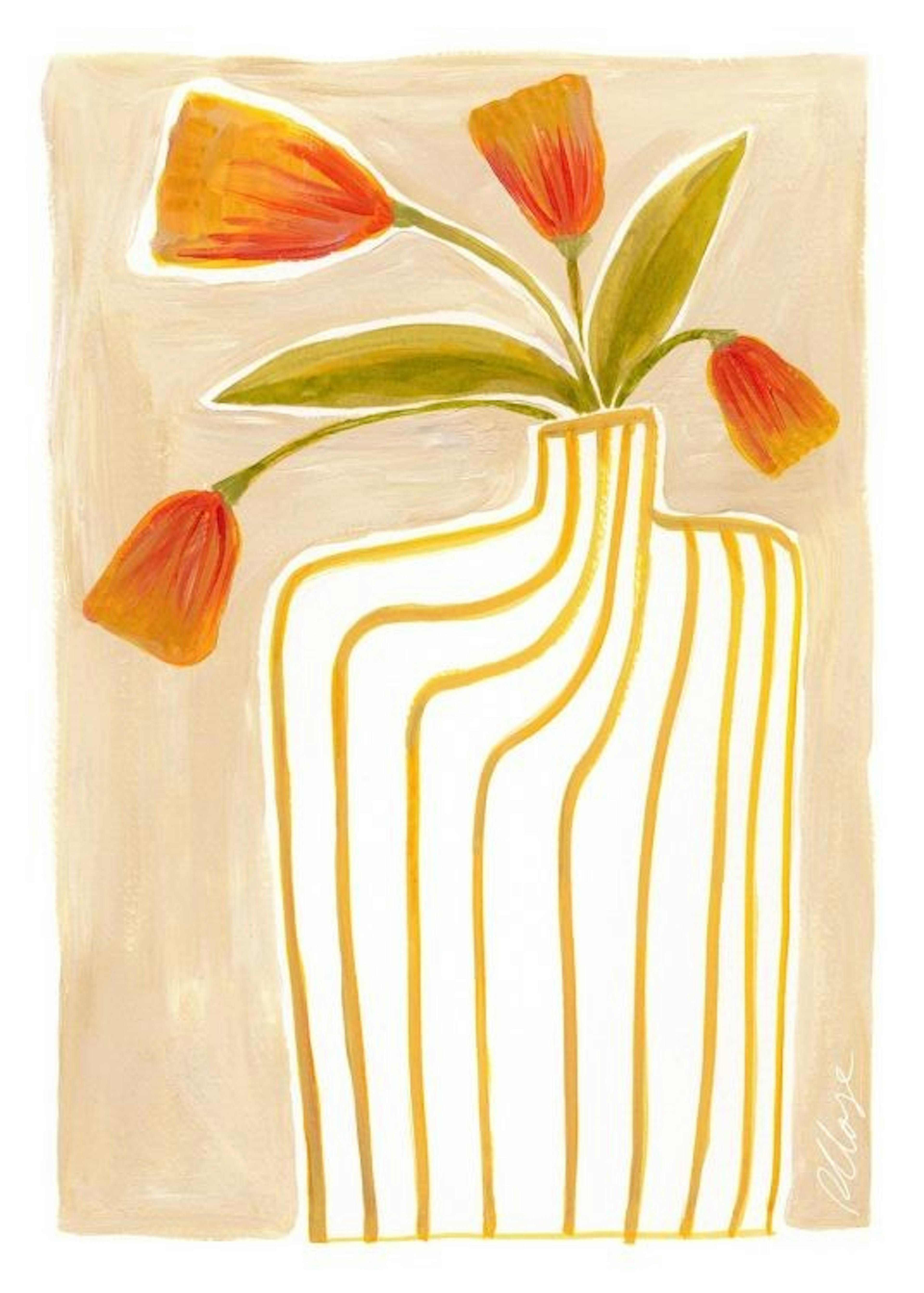 Rosanna Corfe - Spring Tulips Print 0