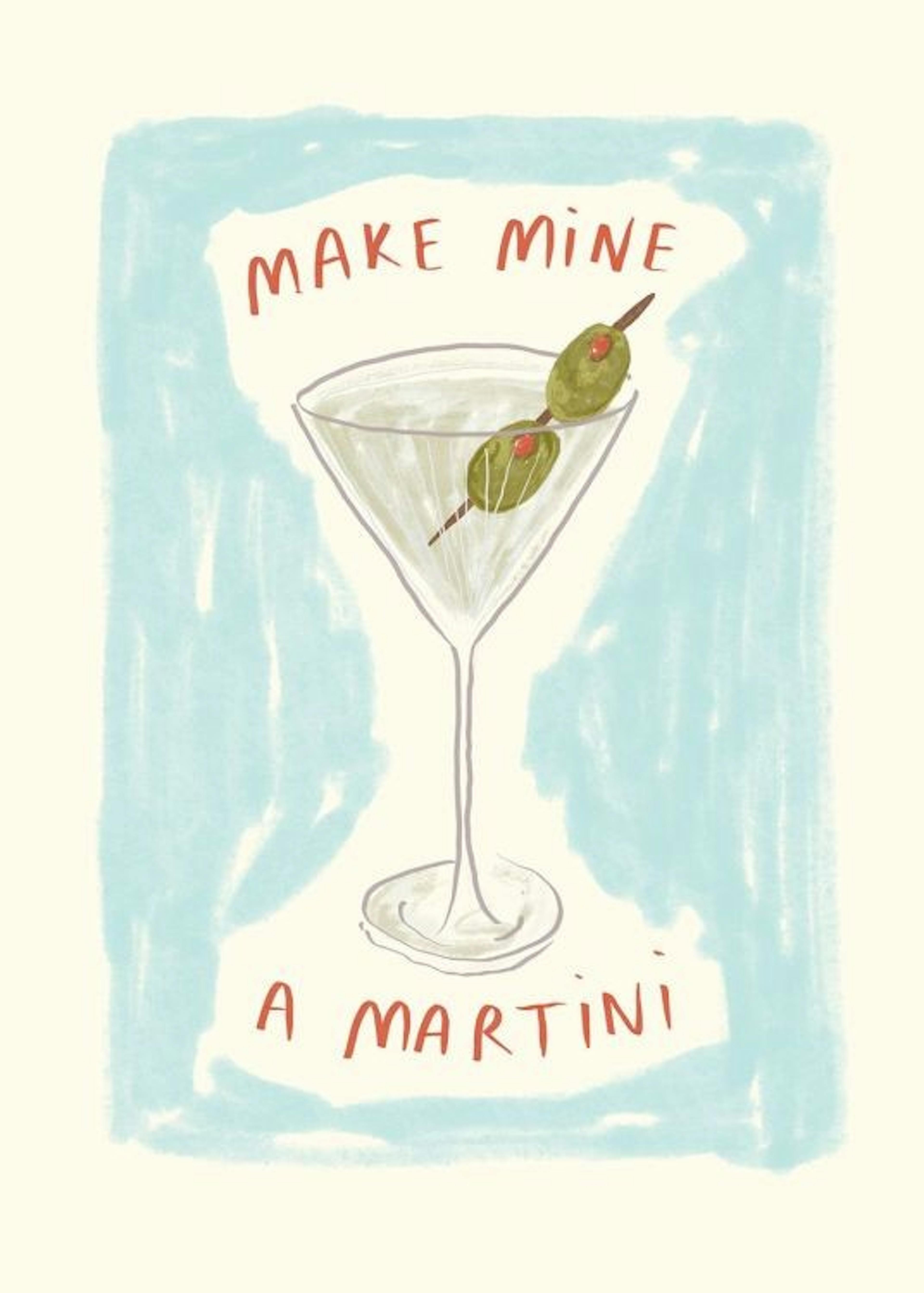 Lauren Emmett - Martini Poster