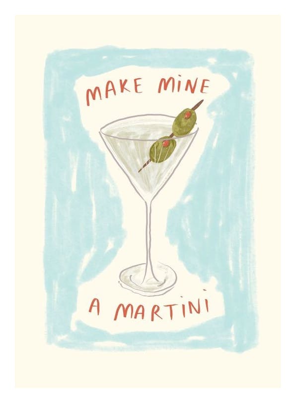Lauren Emmett - Martini Plakat (50x70 cm)- Lauren Emmett