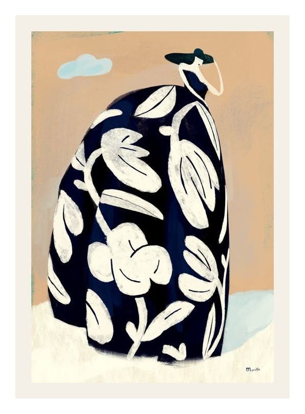 Marco Marella - Black Dress Plakat (30x40 cm)