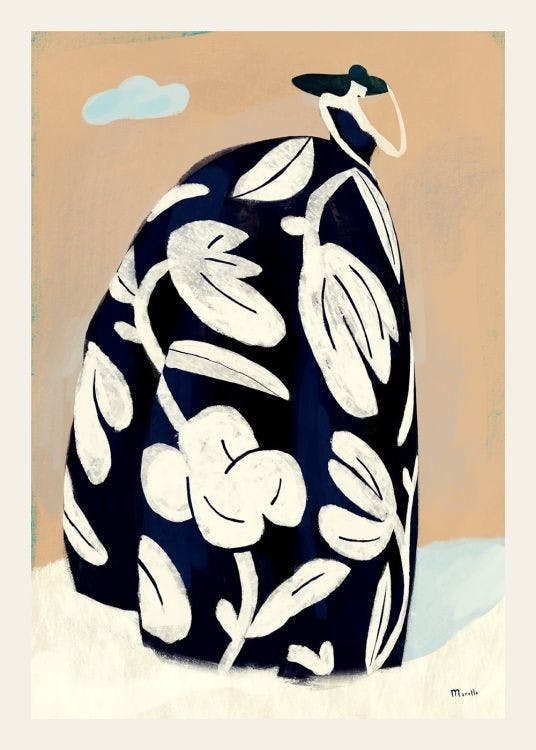 Marco Marella Black Dress Print