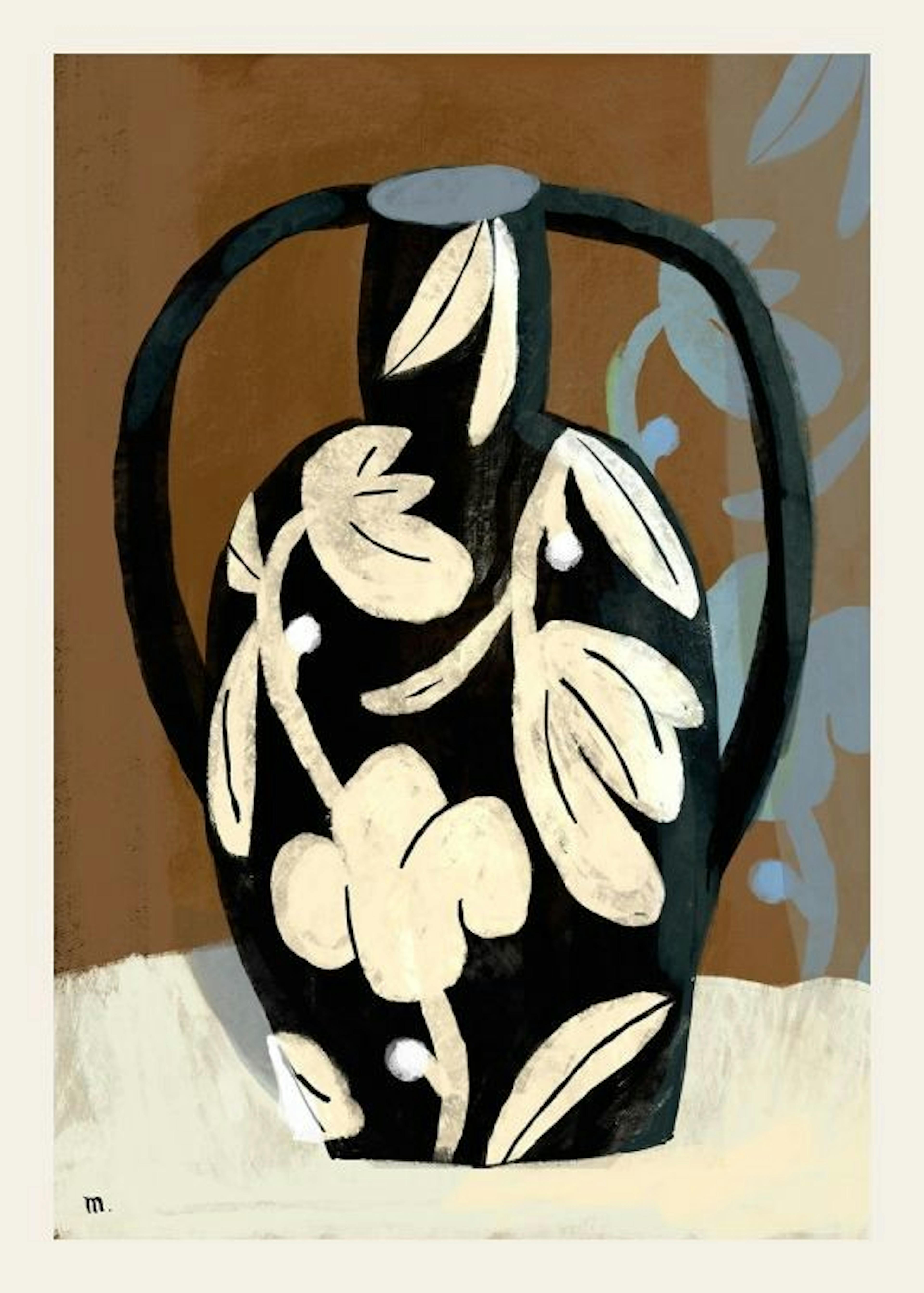 Marco Marella - Black Vase Plakat 0