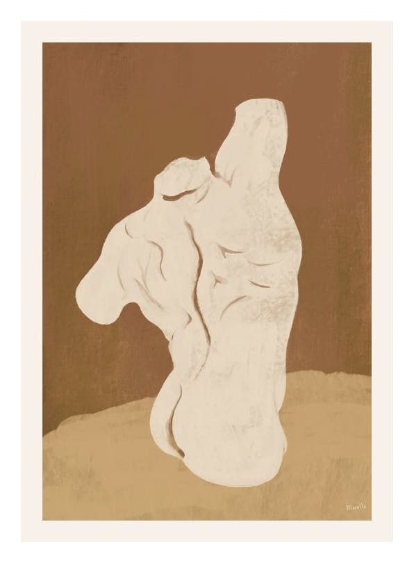 Marco Marella - Male Torso Plakat (30x40 cm)