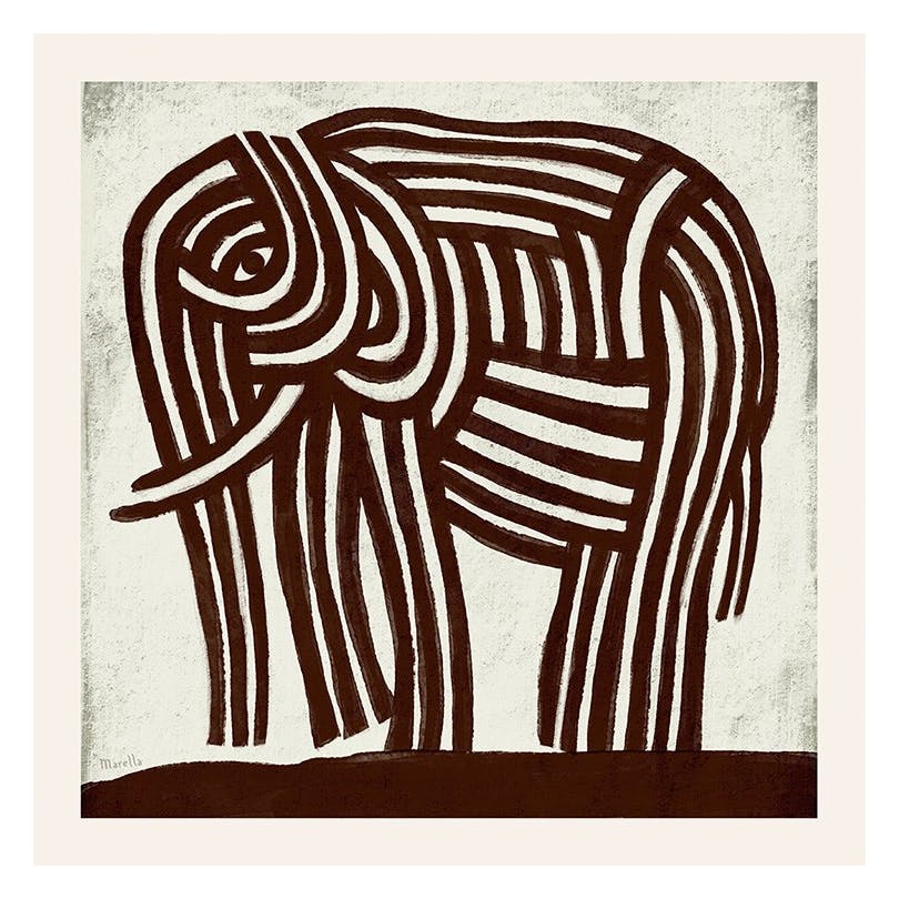 Marco Marella - Elephant Poster (50x50 cm)