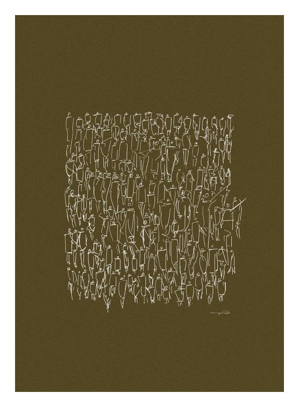 Mie & Him - People Poster (50x70 cm)- Mie & Him