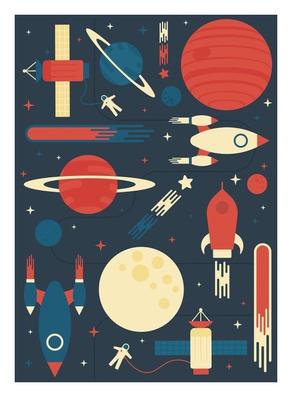 Tracie Andrews - Space Odyssey Poster (30x40 cm)