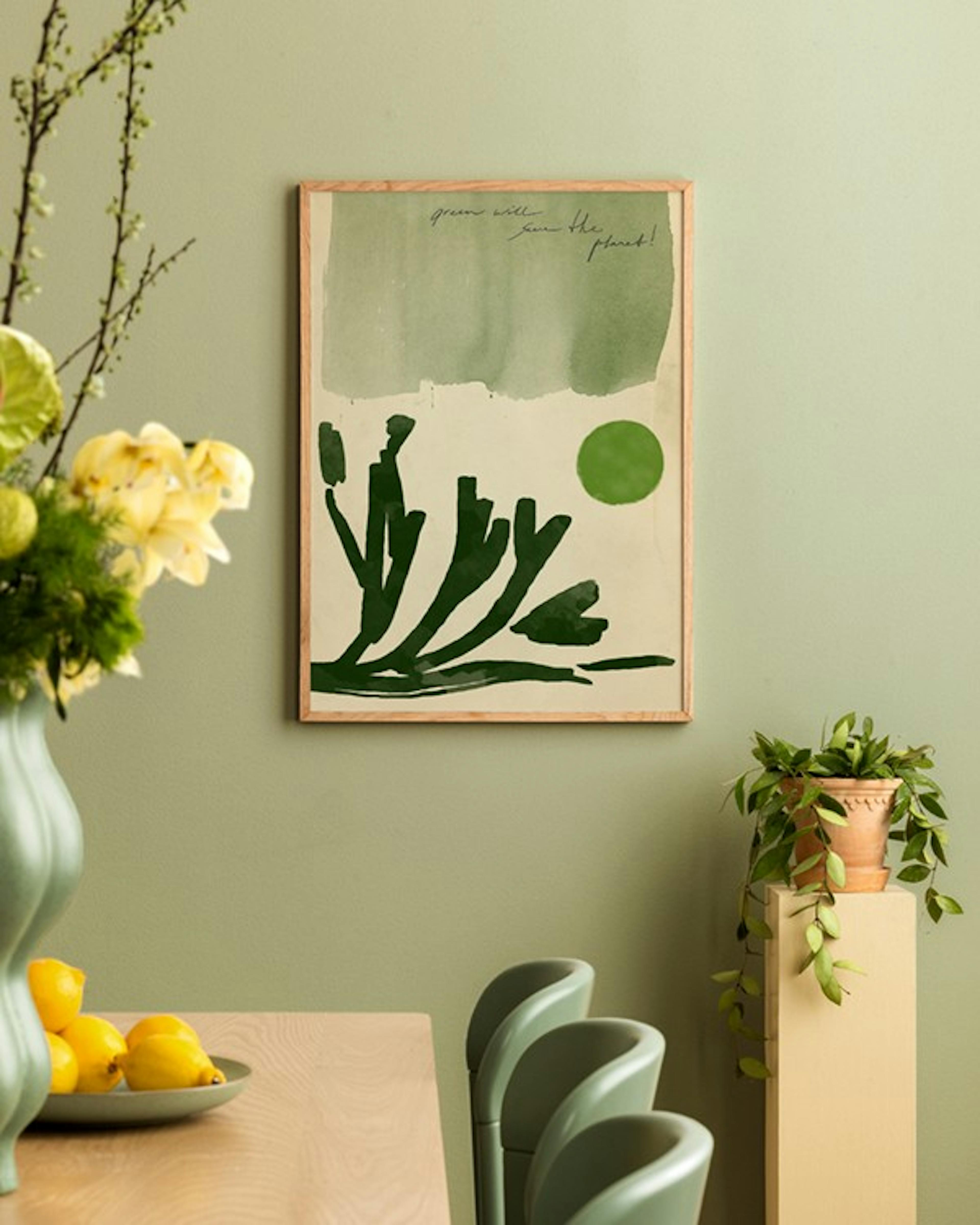 Sylvia Takken - Go Green Affiche