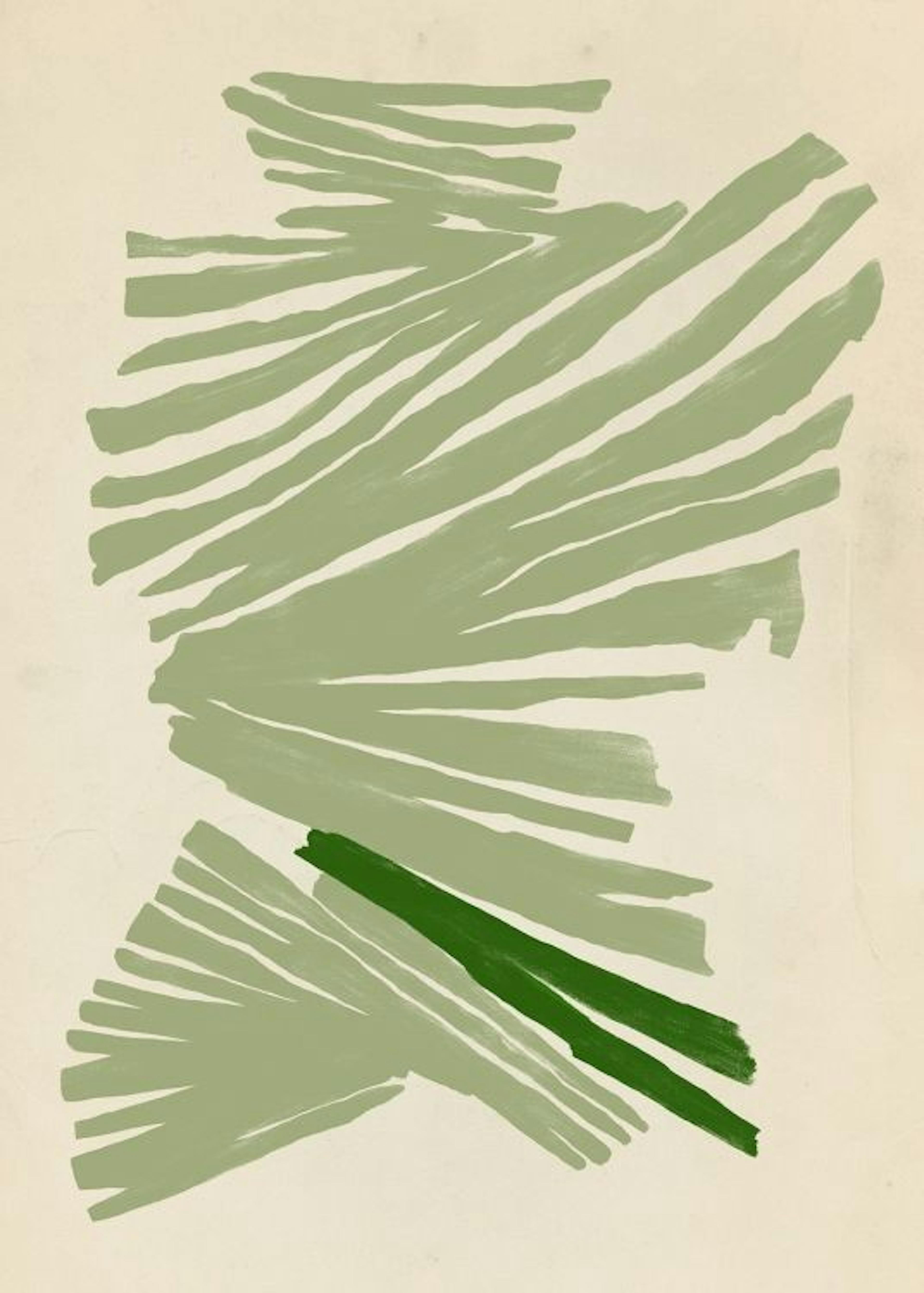 Sylvia Takken - Just Green Poster