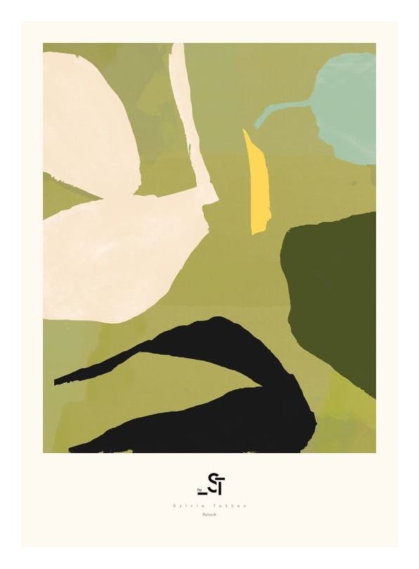 Sylvia Takken - Botanik Plakat (50x70 cm)- Sylvia Takken