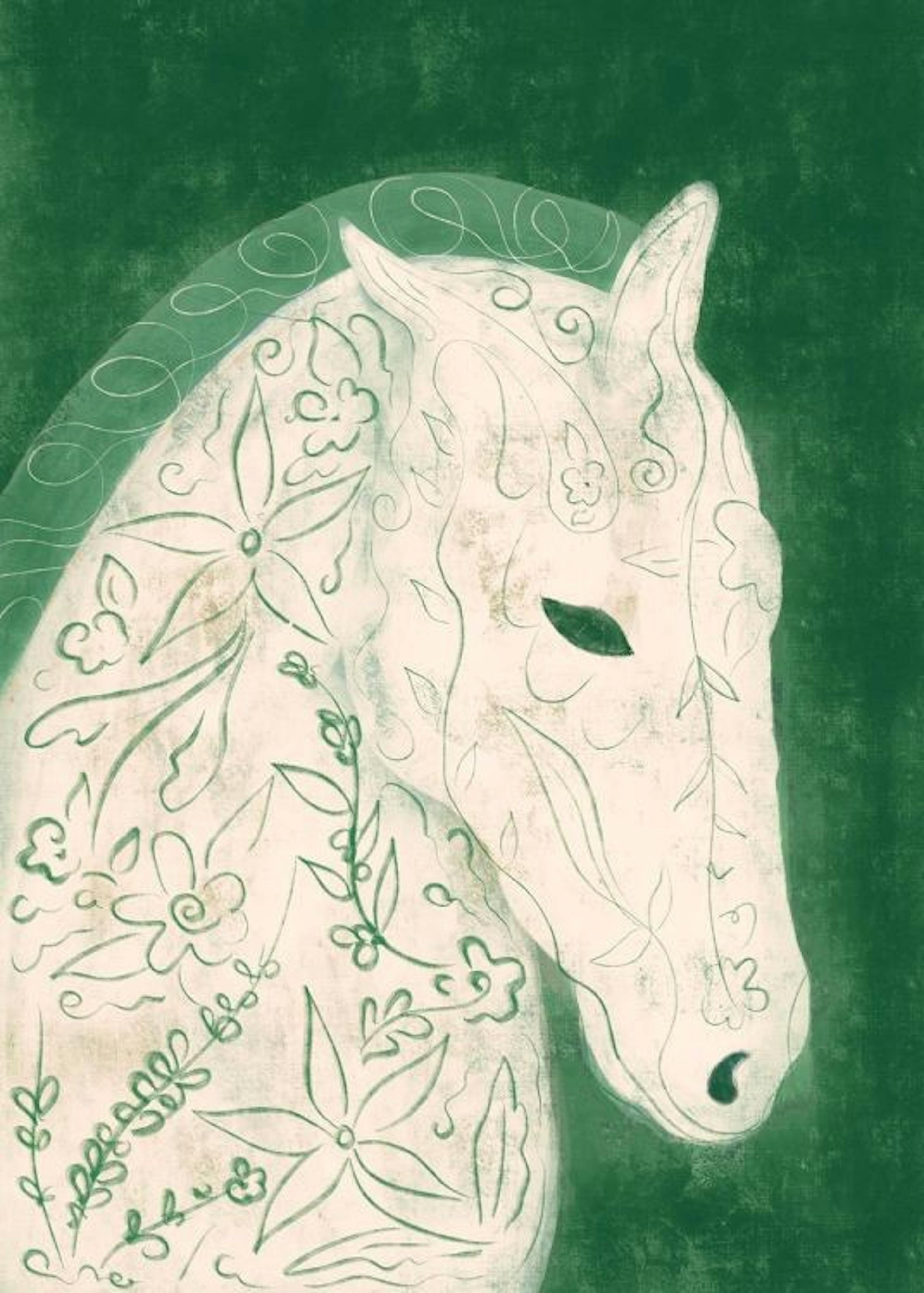 Lucrecia Rey Caro - Earth Horse Print 0