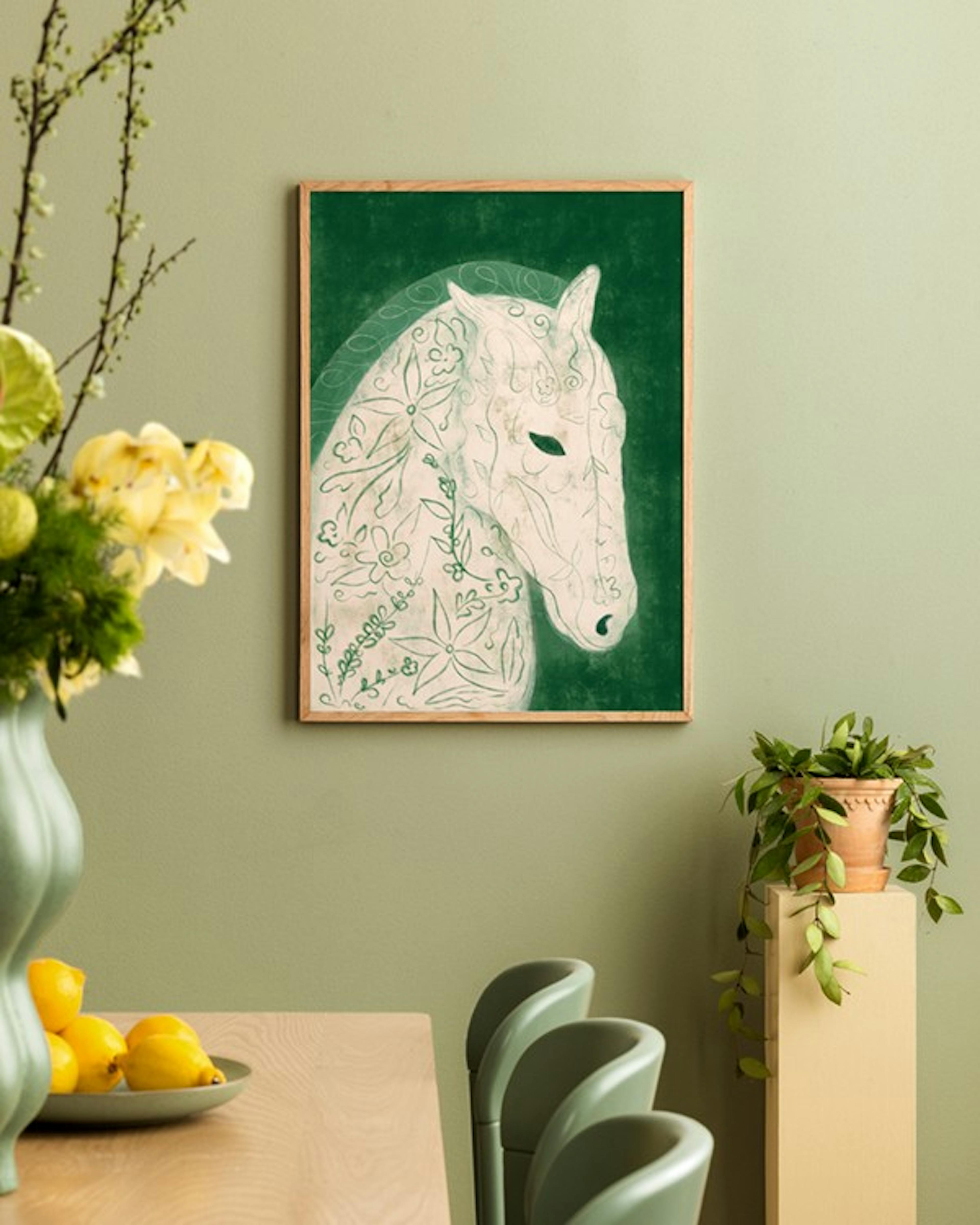 Lucrecia Rey Caro - Earth Horse Print