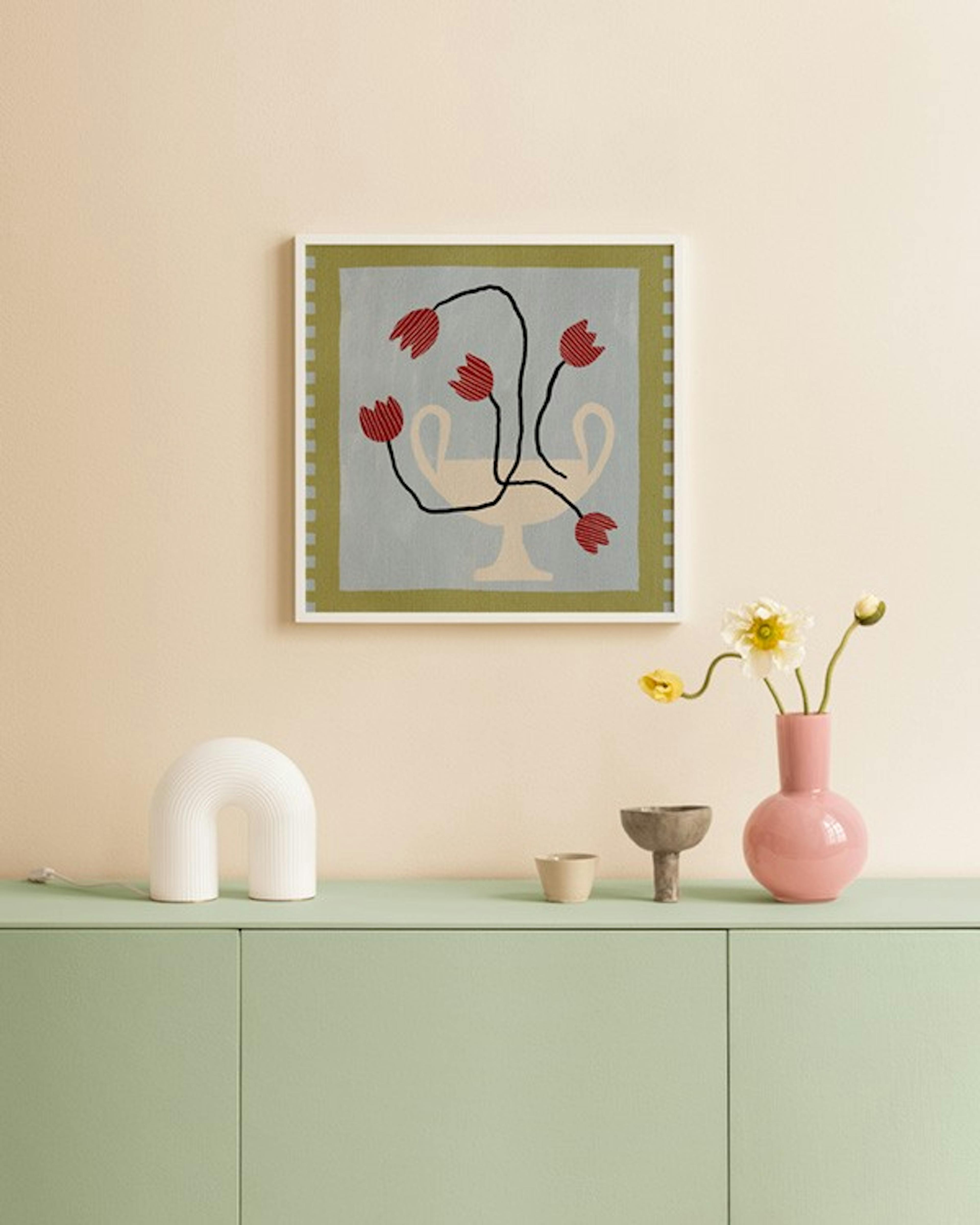 Shatha Al Dafai - Out of Vase Blooms 6 Print