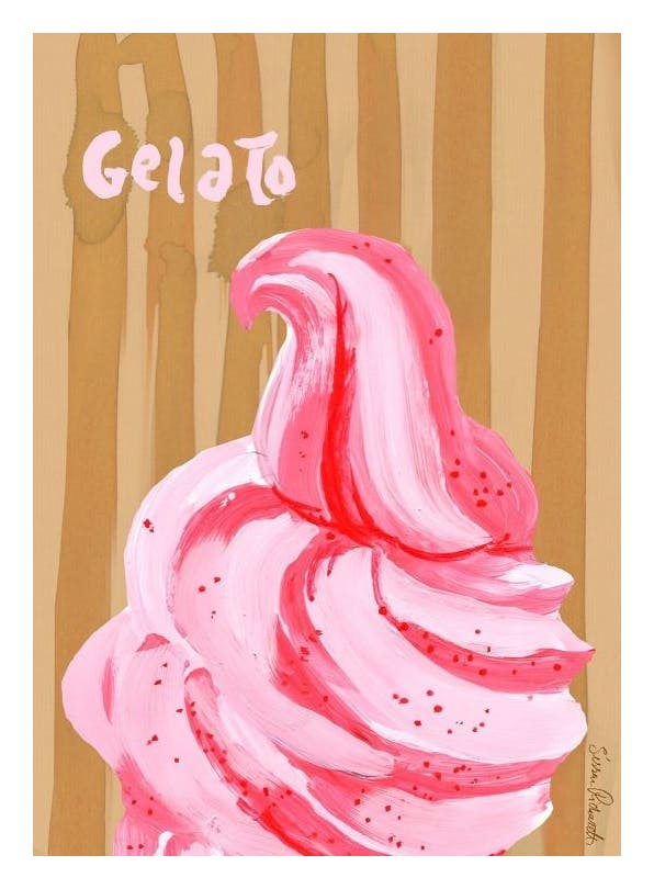 Sissan Richardt - Gelato Poster (50x70 cm)- Poster per la cucina