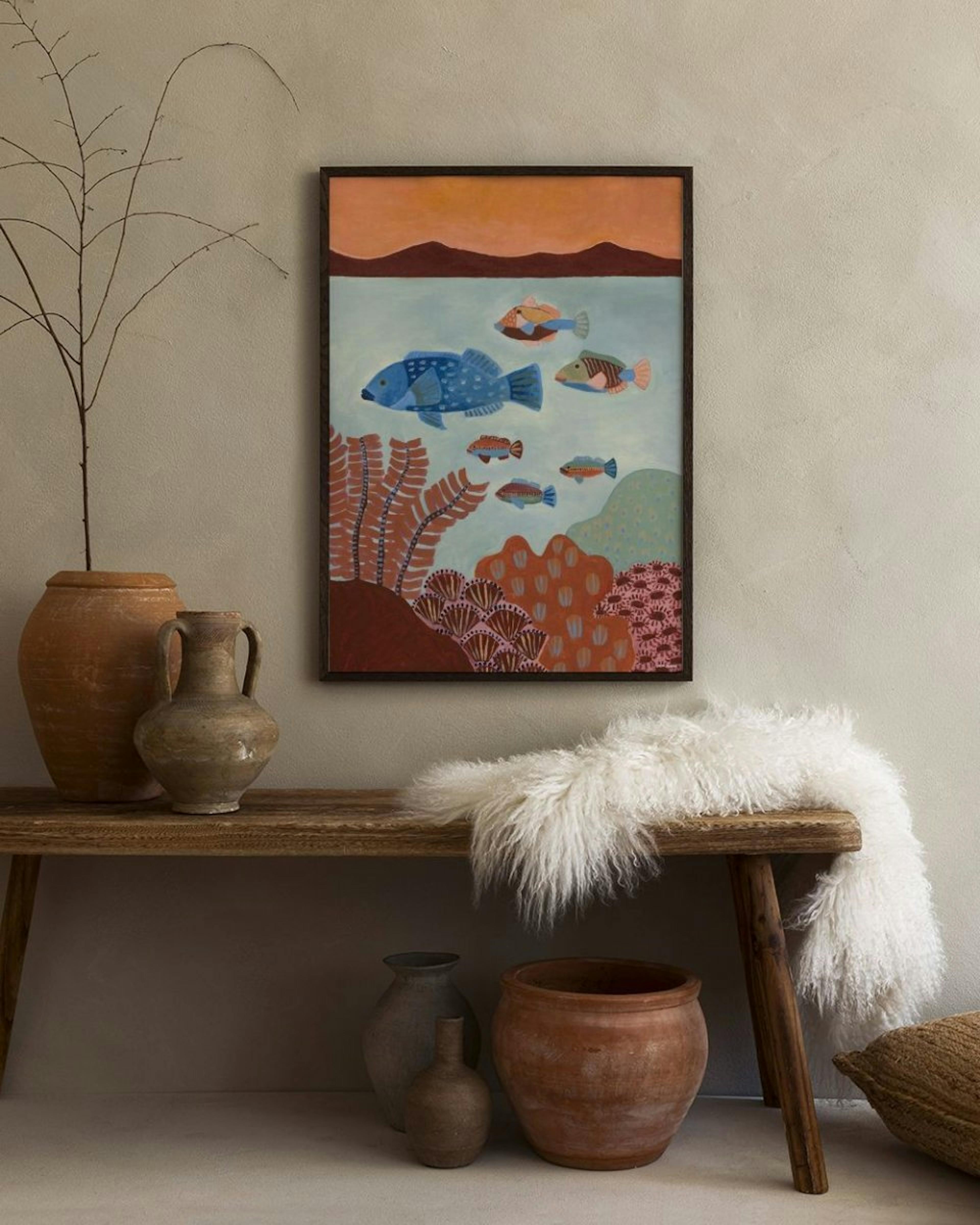 Karina Jambrak - A Swim in the Ocean Print