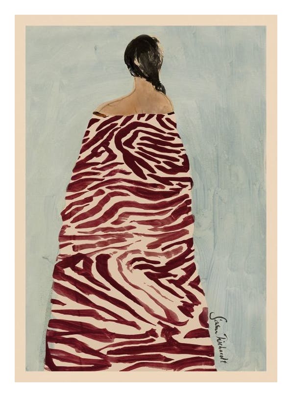 Sissan Richardt - Zebra Robe Poster (50x70 cm)