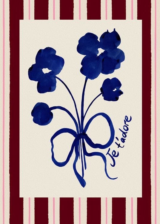 Emily Daborn - I Adore You Bouquet Juliste 0