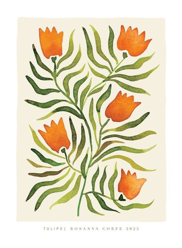 Rosanna Corfe - Tulips Poster (30x40 cm)