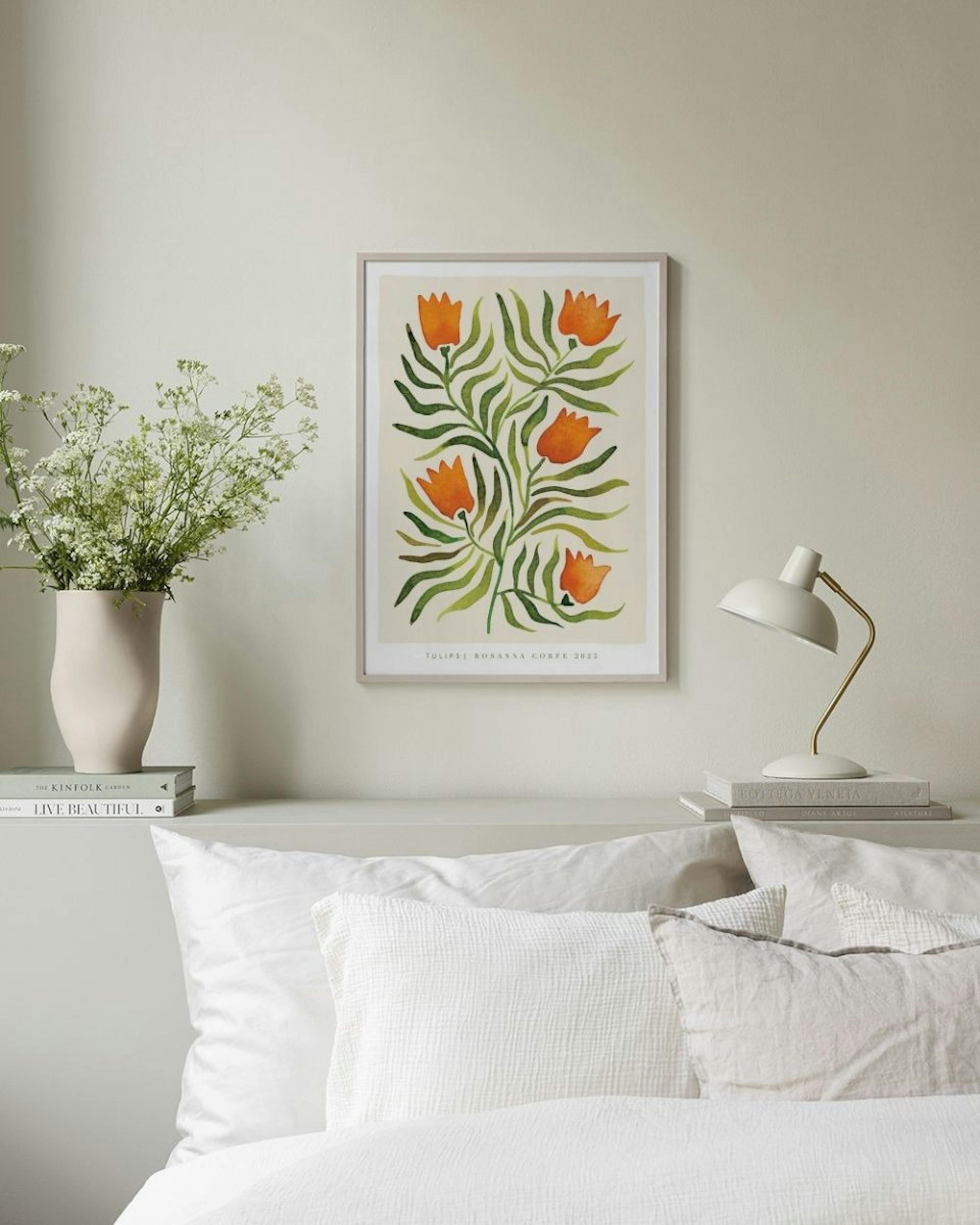Rosanna Corfe - Tulips Poster