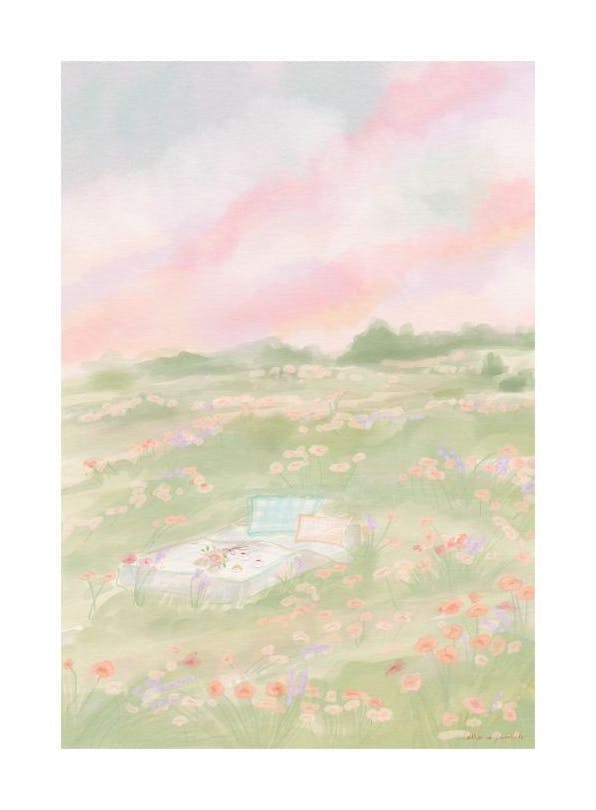 Katharina Puritscher - Meadow Plakat (50x70 cm)- Katharina Puritscher