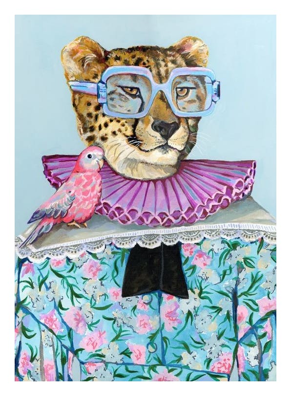 Heather Perry - Cheetah Painting Poster (50x70 cm)- Heather Perry