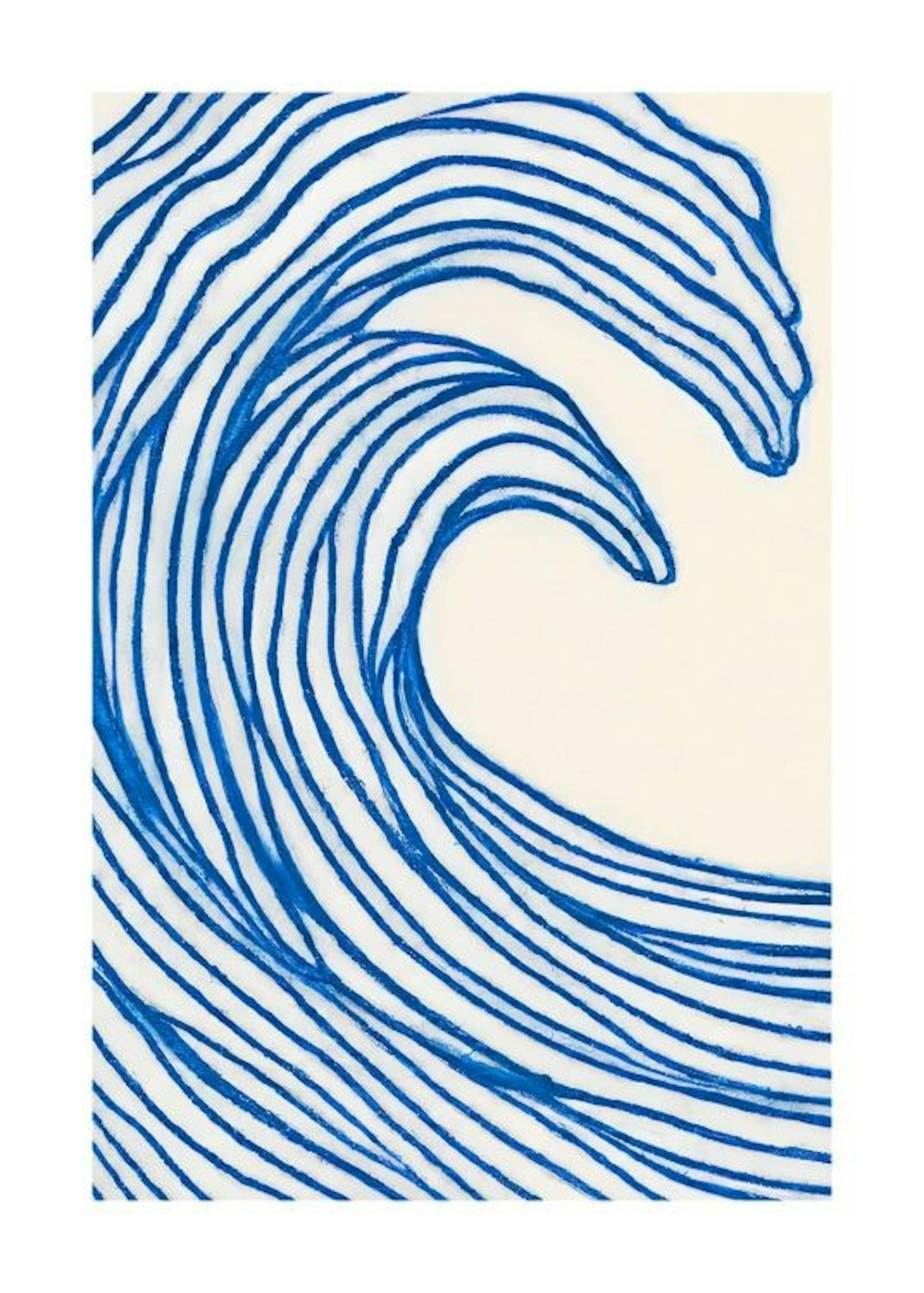 Merel Takken - Wavy Lines Print 0