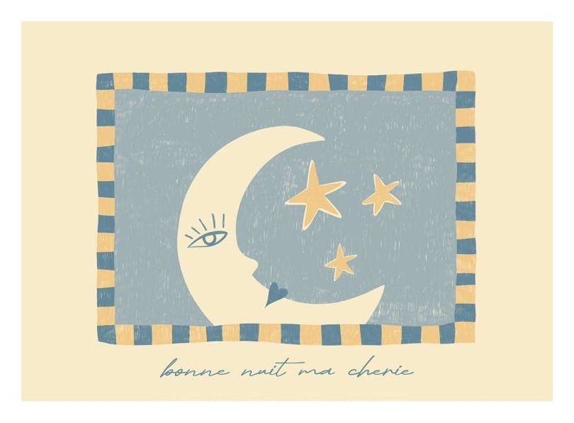 We Made Something Nice - Bonne Nuit Ma Cherie Plagát (30x40 cm)